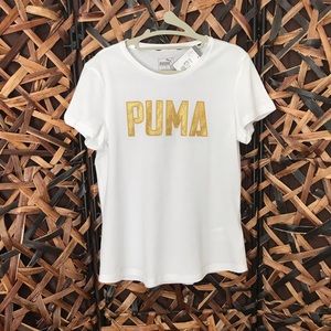 ✨SALE✨  NEW Puma logo T- shirt. Sz L